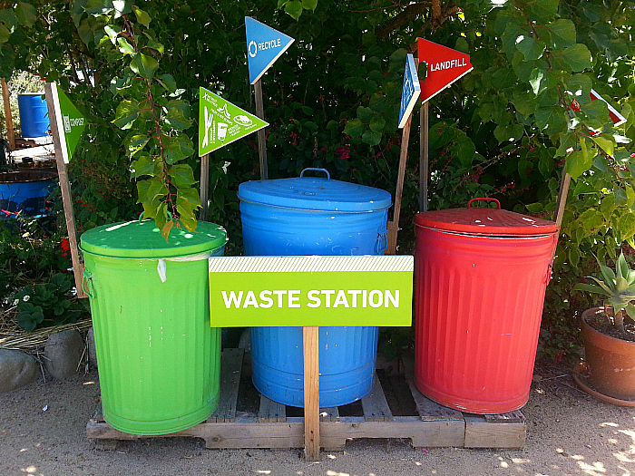 Recycling at The Ecology Center - San Juan Capistrano, California