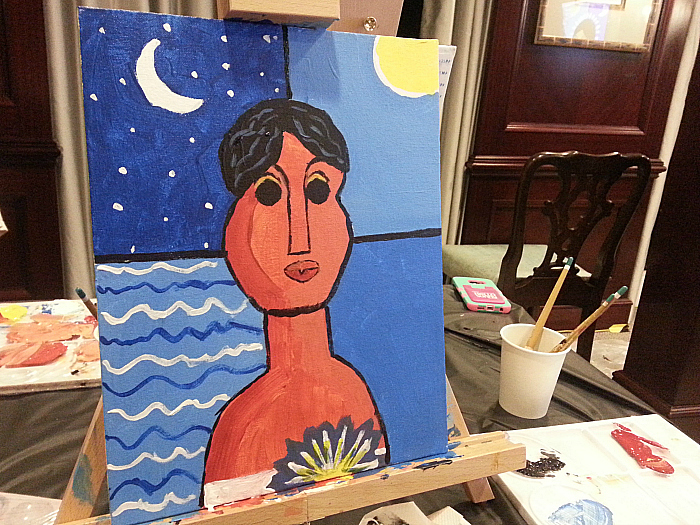 An Evening of Wine and Paint While At Sea with Fathom