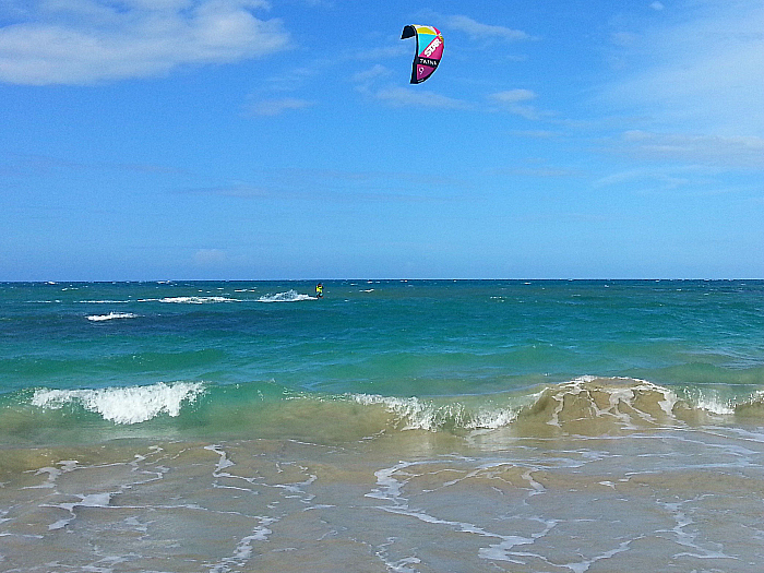 Kite Surfer at Playa Dorada - Dominican Republic