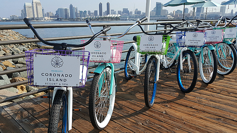 Biking on Coronado Island - San Diego, California