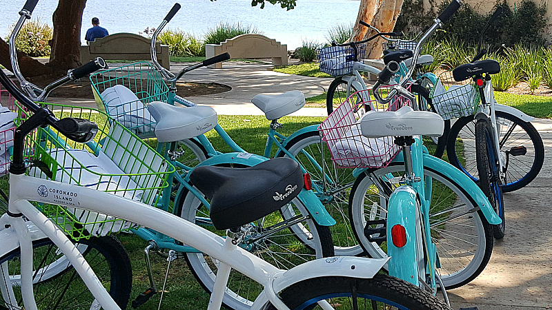 Biking on Coronado Island - San Diego, California