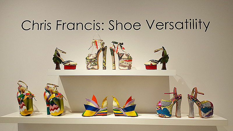 Chris Francis Rock 'n Roll Footwear Exhibition at MOAH Lancaster