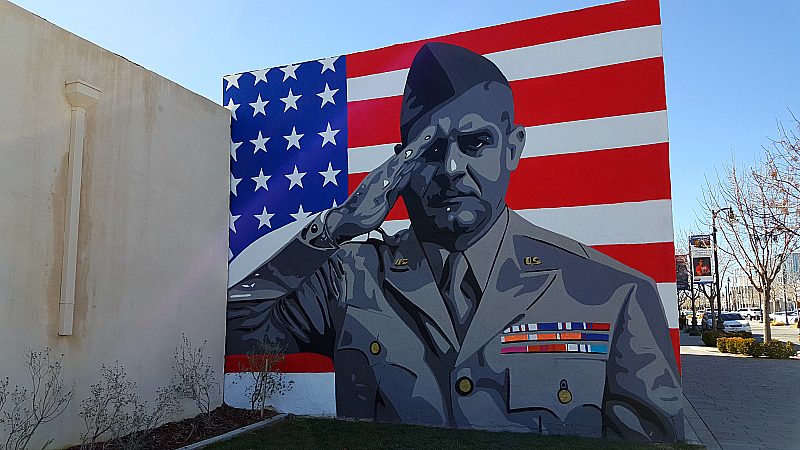 Hometown Heroes Mural in Lancaster, California