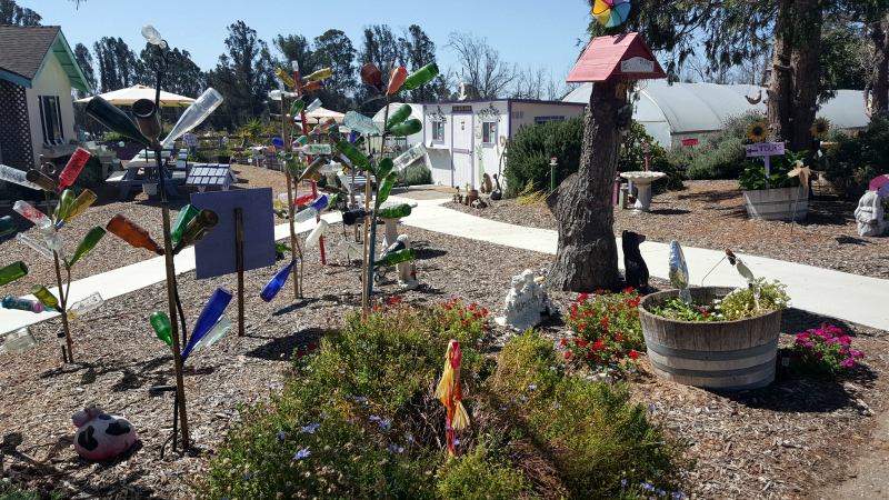 The Luffa Farm Tour in Nipomo, California