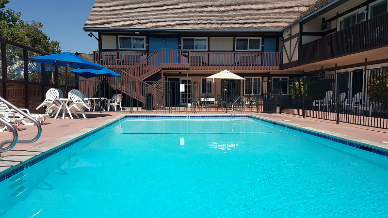 Heated Pool at King Frederik Inn Solvang