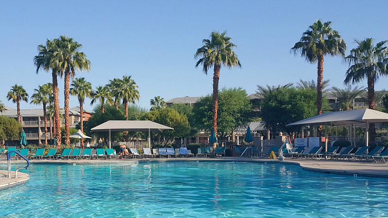 Pool at Wyndham Worldmark in Indio, California