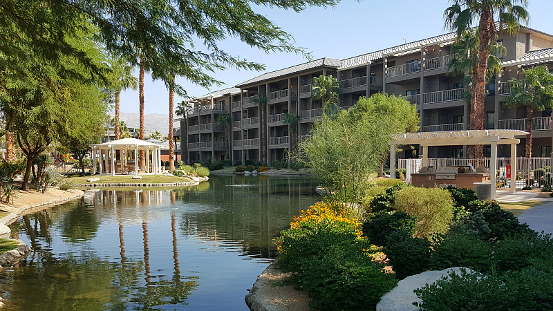 Pond at Wyndham Worldmark in Indio, California