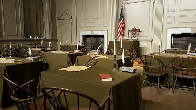 Knotts Independence Hall Declaration Chamber Replica