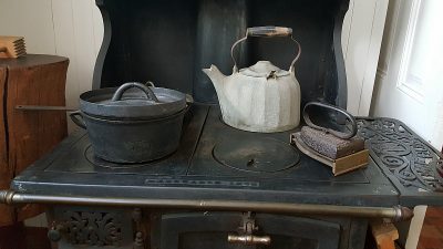 Old Fashioned Cast Iron Stove