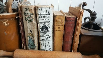 Vintage Cookbooks at the Whitaker Jayne House