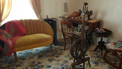 Vintage sewing room