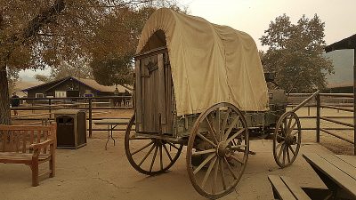 Antique Wagon at the stables