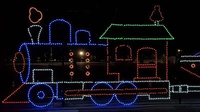 Christmas Train Lights