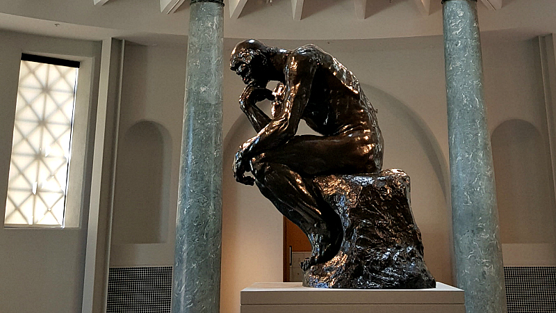 rodin the thinker stanford museum