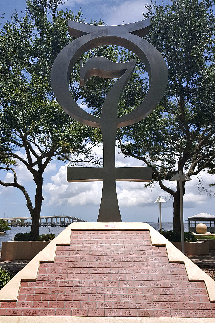 titusville space view park mercury memorial