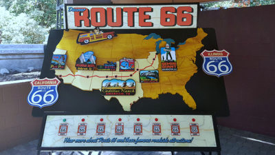 la fair route 66 roadside attractions map