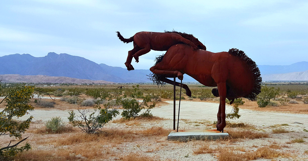 galleta springs horse attack art