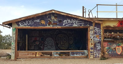 graffiti house bombay beach