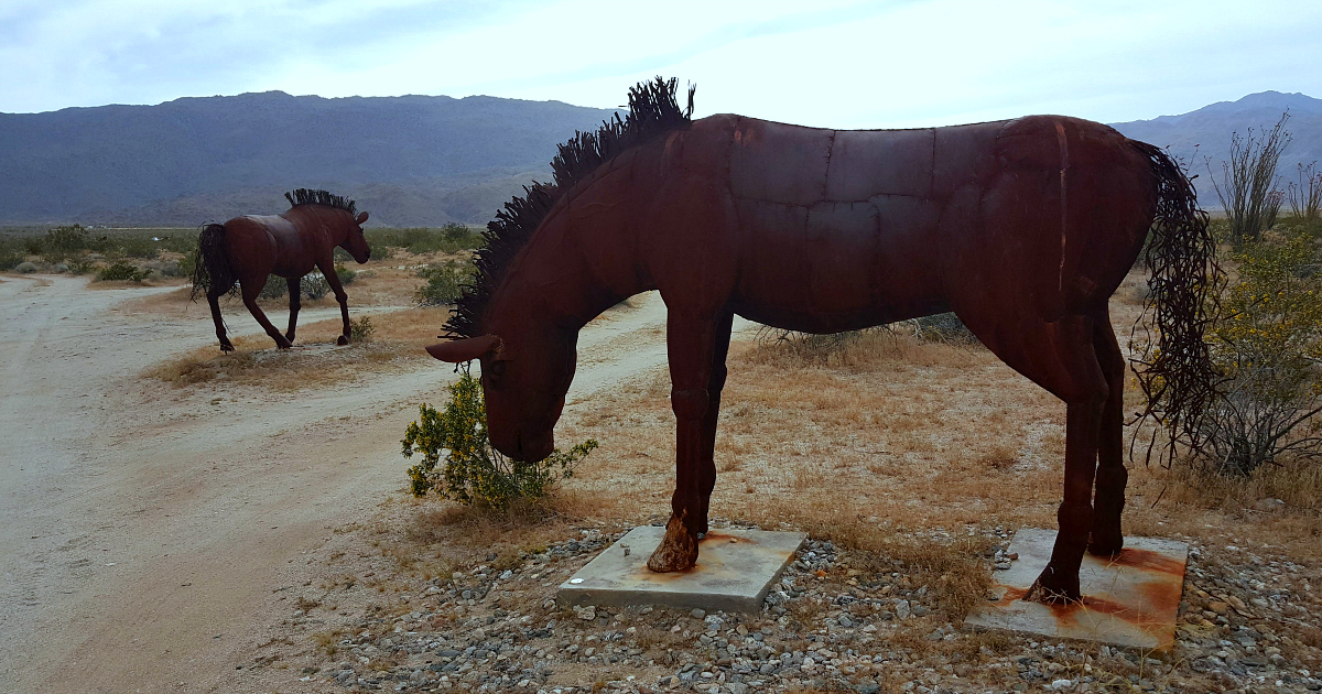 metal horses galleta meadows