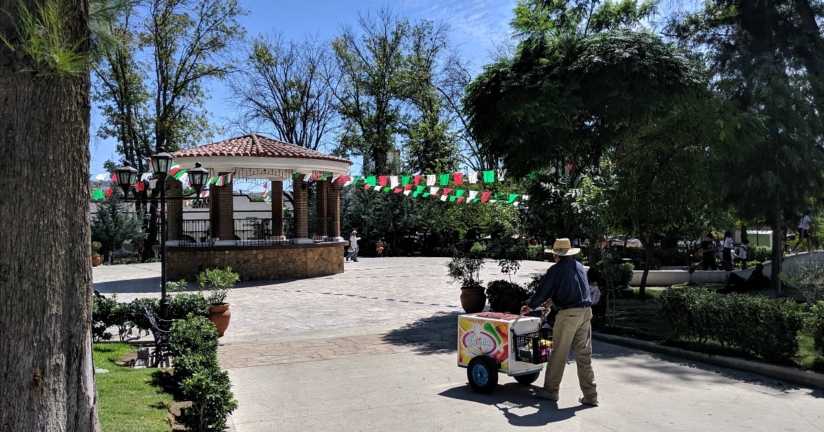 tecate mexico town square park