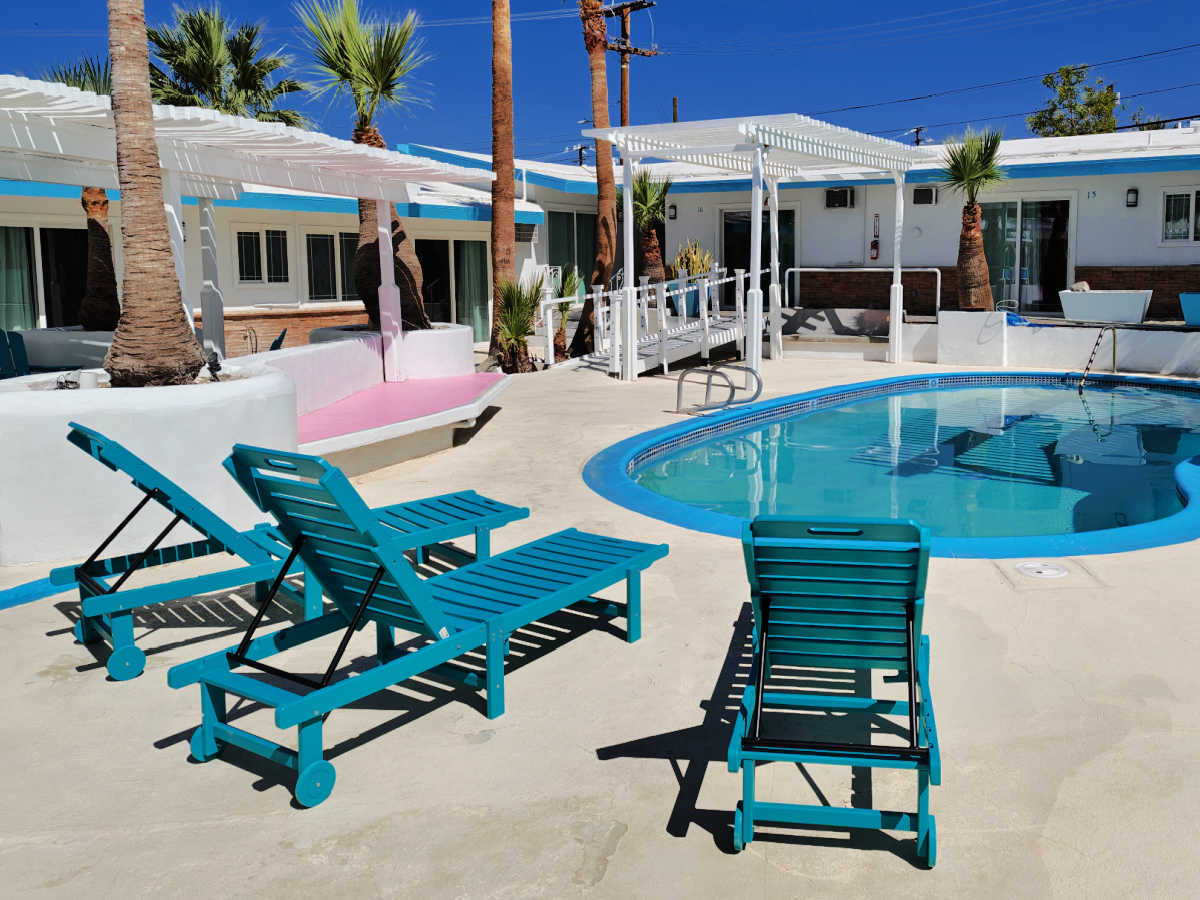 large mineral pool spring house