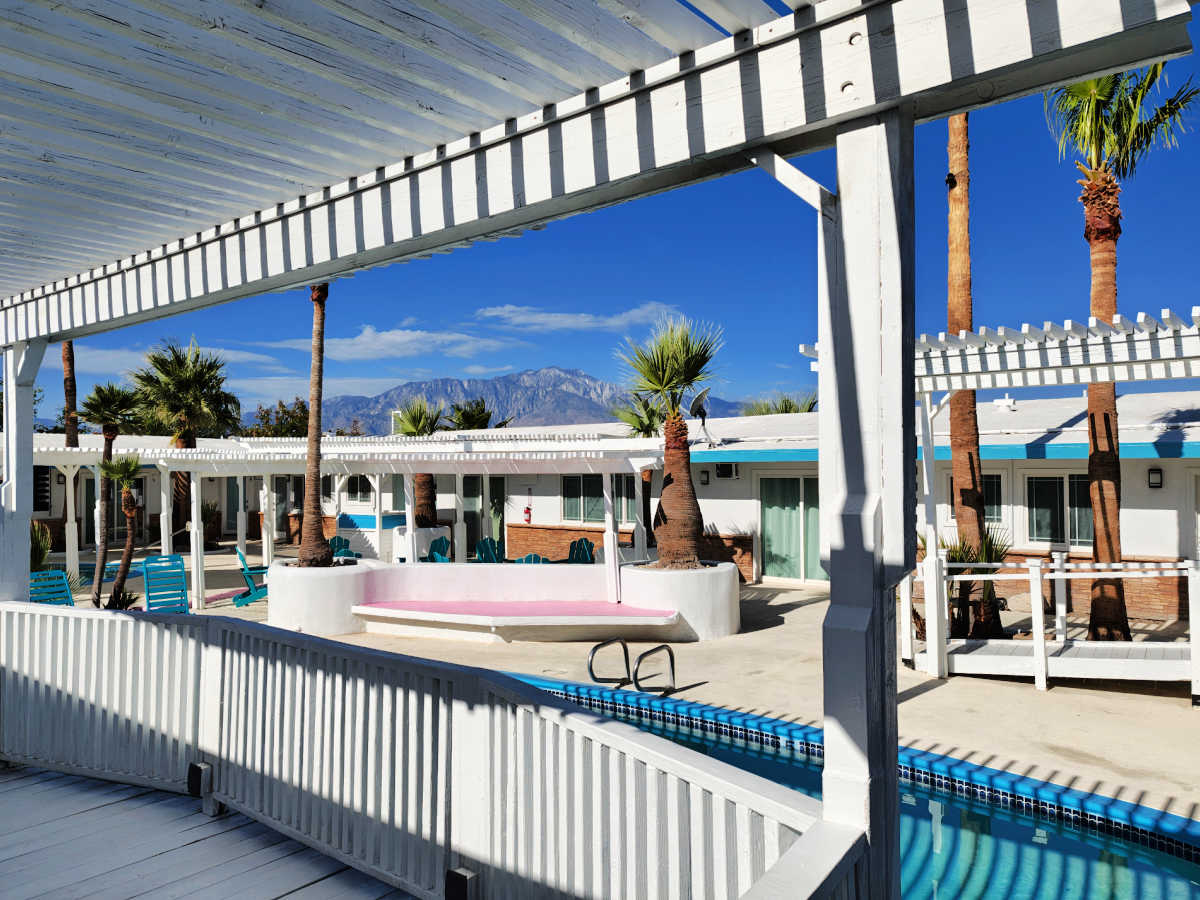 mountain views from desert hot springs