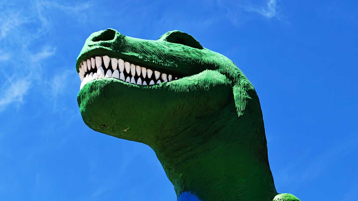 peewees big adventure dinosaur rex