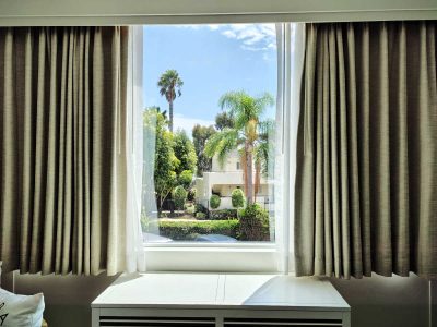 view from room 232 the Belamar Hotel