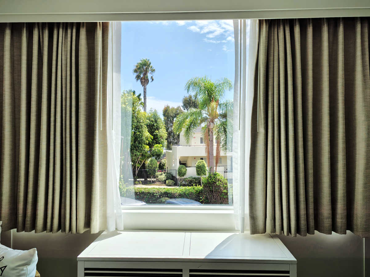 view from room 232 the Belamar Hotel