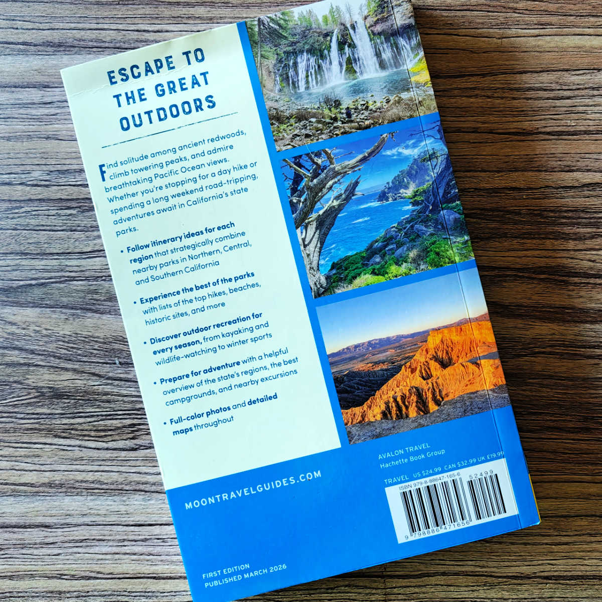 back cover moon Best of California State Parks
