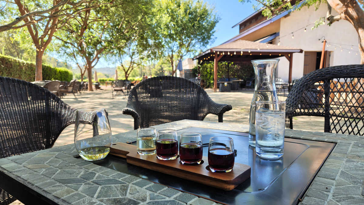 claiborne churchill winery flight slo
