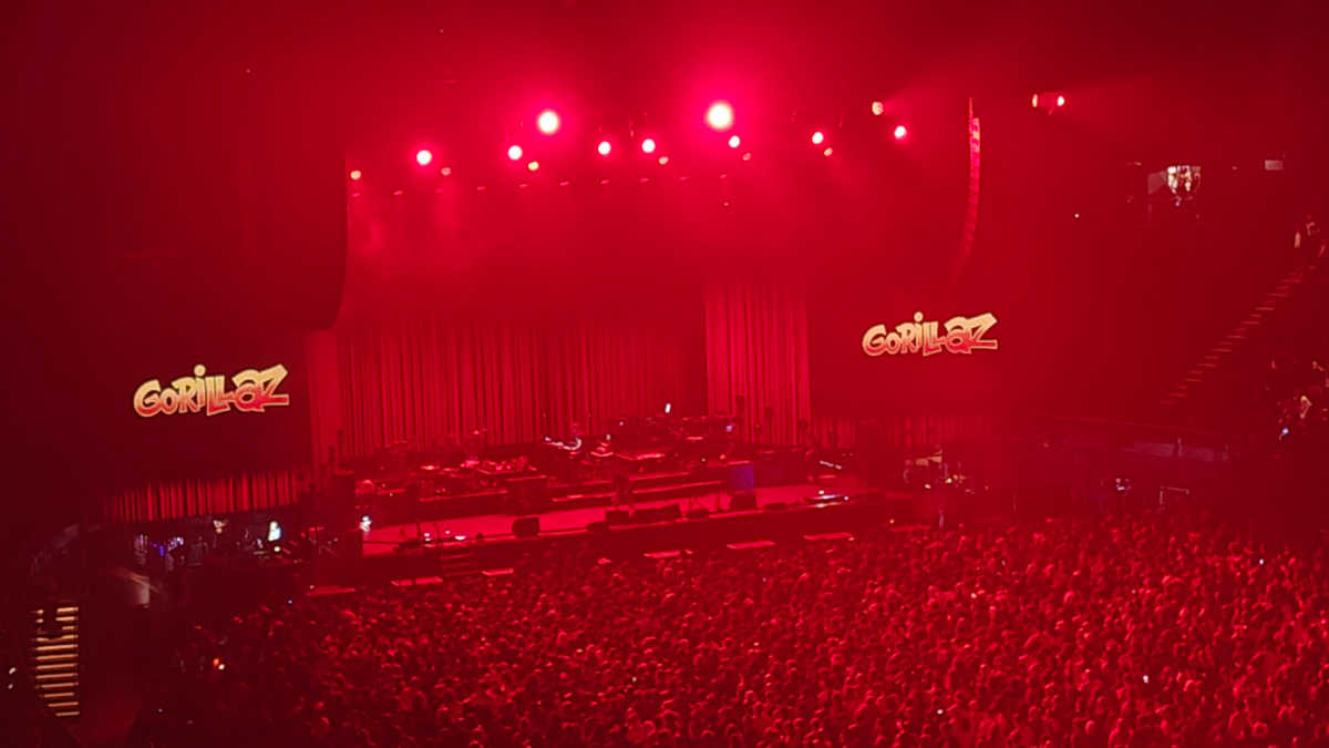 kia forum gorillaz stage