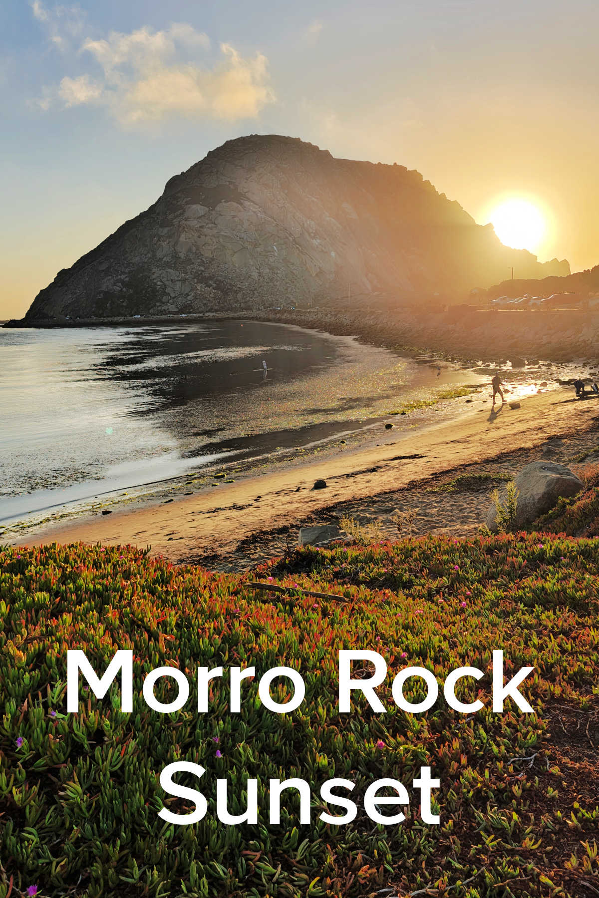Looking for an unforgettable coastal sunset spot on California's Central Coast? Head to Morro Rock in Morro Bay. Just a short, easy drive from San Luis Obispo, this iconic 581-foot volcanic plug offers free parking, front-row oceanfront views, beach walking, and sea otter watching as the sun dips into the Pacific.