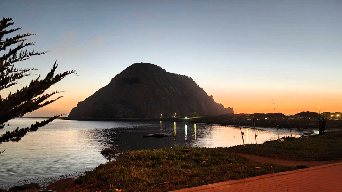 sun has set in morro bay