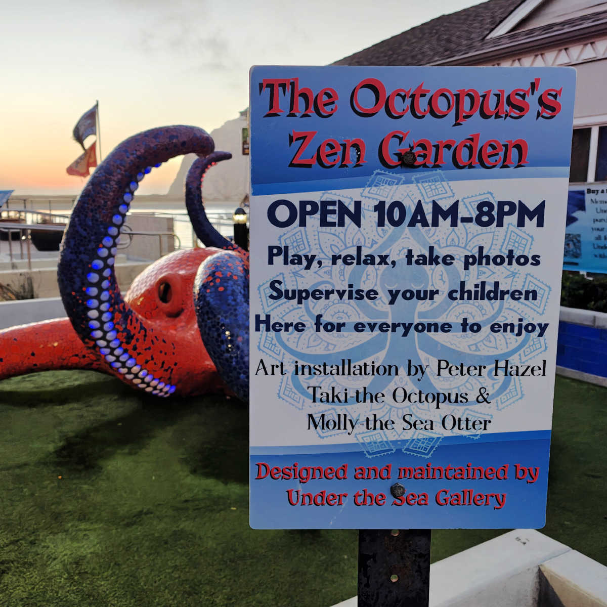 the octopus garden art installation